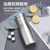 韩式不锈钢冷水壶家用凉水壶餐厅茶水壶咖啡壶酒店保温水壶大容量
