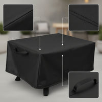 Fitted Pizza Oven Cover with Handles Adjustable Pizza Oven Cover Heavy-Duty Weatherproof for Backyard Cooks, Outdoor Kitchen, Patio