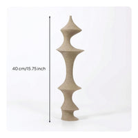 Abstract Sculpture Modern Resin Sculpture Minimalist Tabletop Decoration for Bookshelf, Office, Entryway