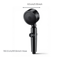 High-pressure filtered shower head