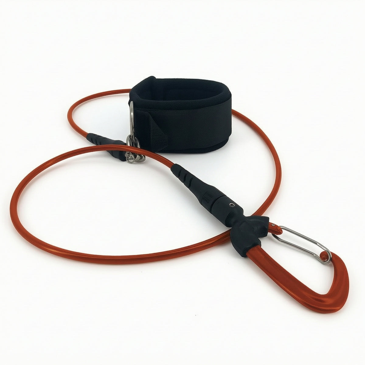 Freediving Wrist Lanyard Compact Lanyard with Padded Cuff Comfortable Leash for Divers