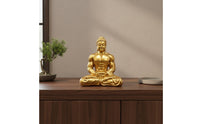 Meditative Muscle Buddha Decoration Creative Design Muscular Buddha Statue Resin Desktop Decoration Hand-Polished Feng Shui