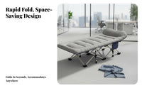 Folding Rollaway Bed Foldable Design Single Cot Multi-Purpose for Home, Hospital