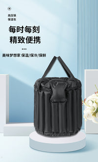 升级款手提高压锅保温袋保温箱保暖桶压力锅保温套夹棉加厚保温包