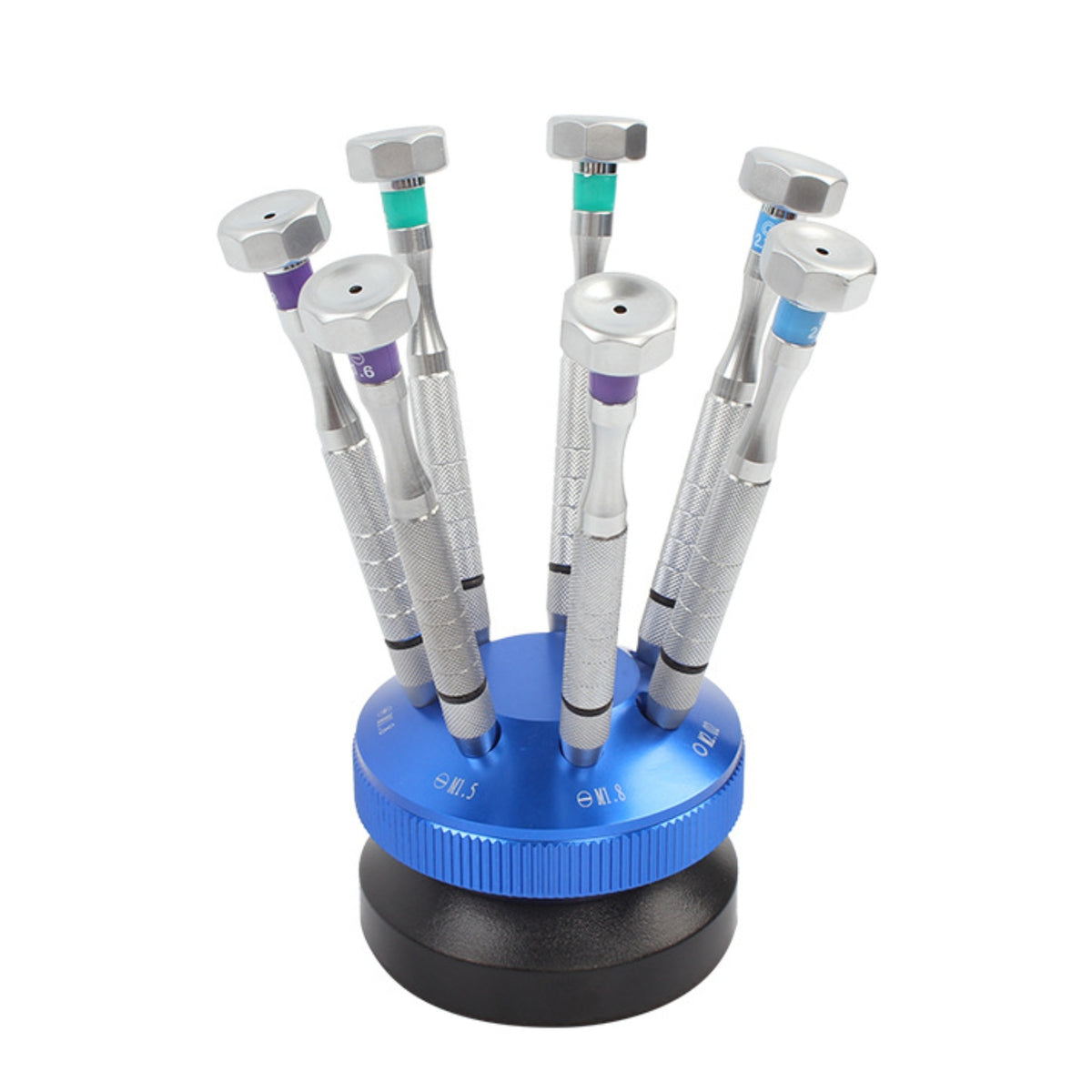 7 Pieces Screwdriver Set with Stand Slim Screwdrivers High-Quality for Jewelers