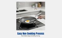 Stainless Steel Wok, 304 Nonstick Frying Pan, Hexagonal Surface, No Coating, Scuff Resistant, Flat Bottom, Chef Kitchen