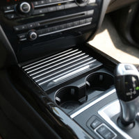 Cup Holder Roller Shutter Cover Scratch-Resistant Center Console Roller Shutter Cover Low-Profile Cup Holder Sliding Shutters