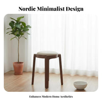 Stackable rotor Stool Nordic design Household Furniture Space-Saving