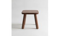 Solid Wood Kids Stool Small Wooden Stool with Tapered Legs Compact Furniture Sturdy for Toddlers, Playroom, Entryway