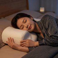 Back Sleeping Pillow Posture Correcting Anti Wrinkle Pillow Hidden Zipper