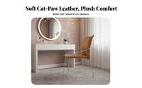 Archedd Spinerest Side Chair Soft Padded Upholstered Armchair with Archedd Spinerest Mid-Century Stylevintage Modern Aesthetic