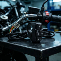 Multi-Function Motorcycle Switch Set Clamp-on Handlebar Control Switch Universal Easy to Install for Commuters