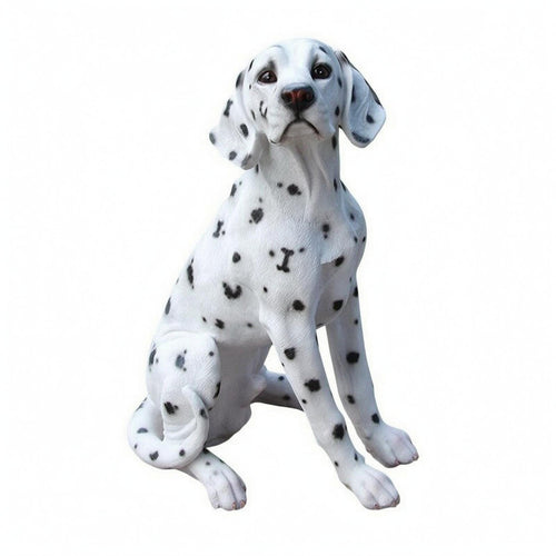 Labrador Sculpture Detailed Coat Texture Sitting Dog Figurine Decorative Garden Decoration for Home