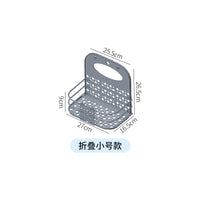 浴室神器脏衣服卫生间置物架洗澡收纳筐壁挂式折叠脏衣篓干净衣物