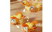 USB Rechargeable Crawling-Assist Toy Rolling Wheels Rotating Duck Toy Motion-Driven Early-Childhood Item Cartoon Style for Toddlers, Infants, Floor Play