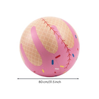 Easy to Inflate Inflatable Beach Ball Lightweight Beach Ball Beachball Child-Safe for Kids, Families, Backyard