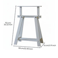 Solid Wood Trestle Leg Minimalist Design DIY Desk Leg Easy Assembly for Workshop