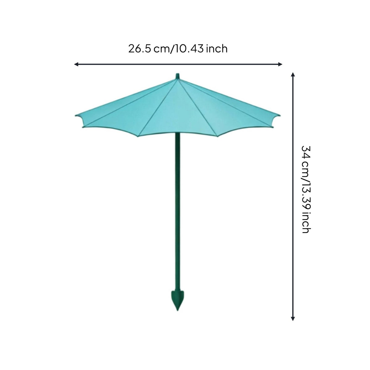 Potted Plant Sun Umbrella Fiberglass Pole Mini Plant Umbrella Sunshade for Patio