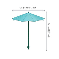 Potted Plant Sun Umbrella Fiberglass Pole Mini Plant Umbrella Sunshade for Patio