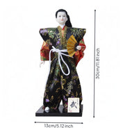 Samurai Warrior Figurine Detailed Craftsmanship Japanese Warrior Statue