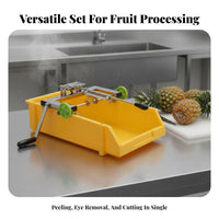 3 Pieces Pineapple Skin Remover Machine Professional Grade Pineapple Skin Remover Corer Tool Time Saving Easy to Use for Chefs