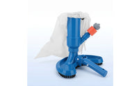 Pool Vacuum Head with Mesh Bag Manual Underwater Cleaner Deluxe for Small Pools