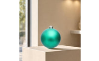 Christmas Ornament Ball Matte Christmas Ball Ornaments Ornament with Hanging Cap Decorative for Window Displays, Party Decor