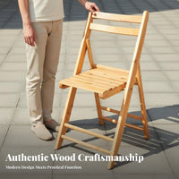 Foldable Design Wooden Folding Chair Space-Saving Collapsible Backrest Stool Multifunctional Portable Wooden Stool No Installation Required for Children, Fishermen, Fishing, Restaurant, Camping, Garden