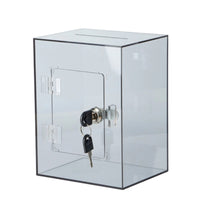 Acrylic Money Box Acrylic Cash Box with Lock Savings Box Coin Bank Piggy Bank Compact Transparent Storage Sturdy Build Suitable for Home Dorm Office Desk Placement