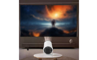 4K Support Mini Display Device with Stand Autofocus Display Device with WiFi and Bluetooth Compact Stable for Home Theater