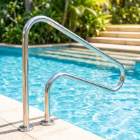 Swimming Pool Stair Handrail Stainless Steel Pool Handrail Resistant