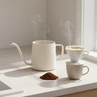 Gooseneck Kettle Precise Flow Control Hand Manual-Brew Coffee Pot Dispense Over Coffee Kettle Anti-Rust Kitchenware Space-Saving