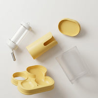 Hamster Water Bottle and Hamster Automatic Feeder and Waterer, Freestanding Cage Feeder