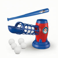 Baseball Training Toy with Hitting Stick Bright Batting Practice Set Plastic