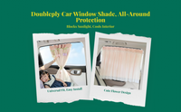 Car Window Privacy Sun Shade, Track-Type, Easy Installation