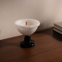 Marble Candle Holder Decorative Tabletop Art Piece
