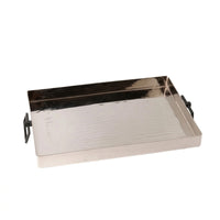 Tabletop Decorative Tray with Branch Handles Hammered Decorative Serving Tray Polished Sculptural for Home Decorators, Hosts, Dining Table, Living Room, Entryway