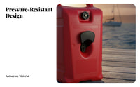 External Board Engine Petrol Reservoir Anti-Static Portable Boat Gas Reservoir Boat Petrol Container Sturdy Material Vehicle