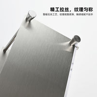 3-Tier Stainless Steel Desktop Organizer Rack