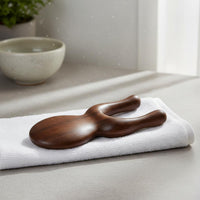 Ergonomic Design Frog Shaped Massage Tool Hand Polished Meridian Massage Comb Portable for Travel