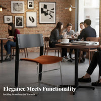Upholstered Shell Chair Nordic Design Seating Furniture Minimalist design adaptable for Cafe Owners, Dining Room, Home Office