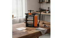 Hand-Cranked Manual Rolling Mill Adjustable Jewelry Rolling Press Sturdy Tool Smooth for Jewelers, Hobbyists, Workshop