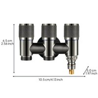 Brass Angle Valve, Multi-Connector Water Distributor