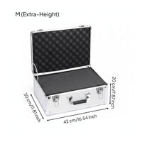 Aluminum Tool Box Long-Lasting Lockable Aluminum Case Reinforced Corners