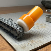 Model Weathering Brush Rounded Head Weathering Brush Compact Hobby Materials