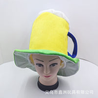 Halloween Party Beer Hat, Dance Performance Costume Prop