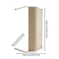Rhombus Folding Shower Curtain Rod, No-Drill, Space Saver