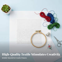 Cross-Stitch Material Polyester Blend Cross Stitch Material Versatile Aida Cloth for Embroiderers, Needlework, Handmade Gift Making, Home Decoration