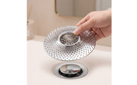 Bathtub Drain Hair Catcher Stainless Steel Hair Catcher Easy to Clean