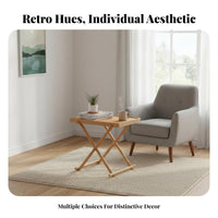 Foldable wingedTop Table Lightweight Accent Furniture Easy Assembly